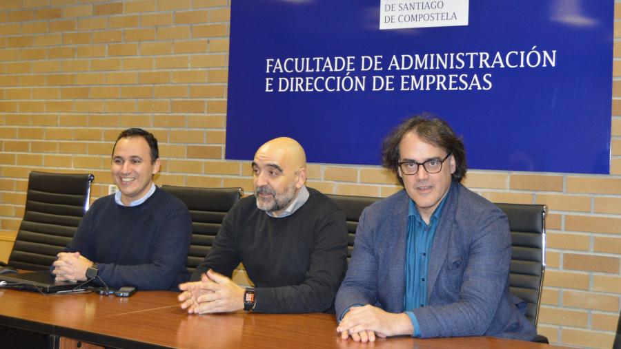 Sanabria, Bande e Villasante, na Facultade de Administración e Dirección de Empresas