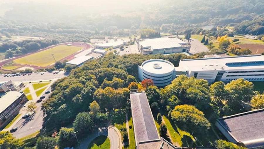 Vista aérea do Campus de Lugo 