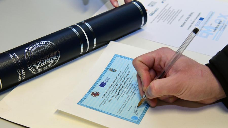 Este mestrado interdisciplinario en lexicografía obtivo en 2023, por terceira vez na súa historia, o selo Erasmus Mundus que outorga a axencia europea no ámbito educativo e cultural. FOTO: Santi Alvite
