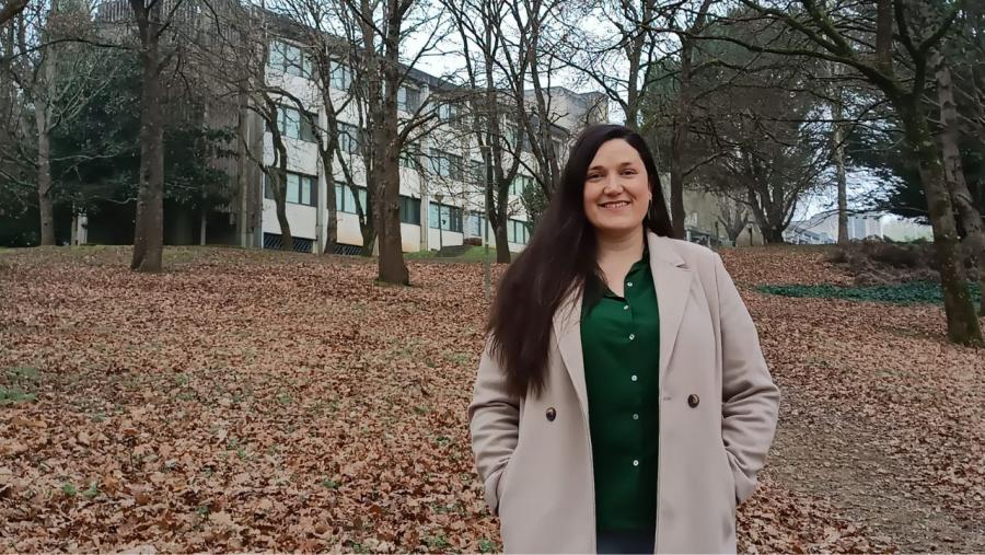 Ana Barreiro es la responsable del Laboratorio de Microbioloxía del Suelo de la EPSE en el Campus Terra