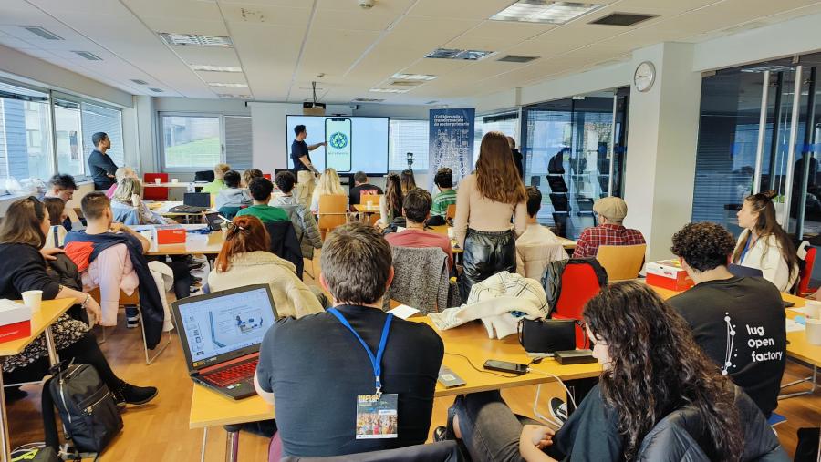 Participantes no evento do programa ModulAct celebrado no Campus Terra