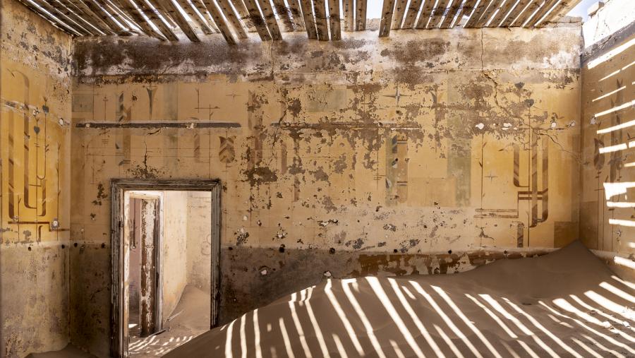 Unha das imaxes de Kolmanskop. FOTO: Saleta Rosón 