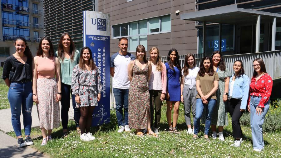 Foto de grupo do equipo da USC gañador. Foto: Suso Rivas