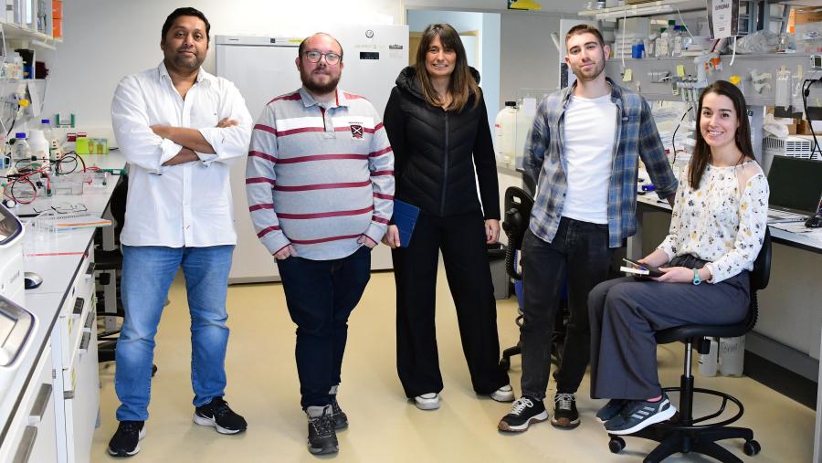 Foto do equipo do CiMUS autor do estudo. Foto: CiMUS