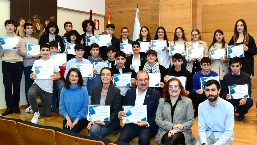 Foto de grupo da promoción de 2022 de Estalmat-Galicia. Foto: Santi Alvite