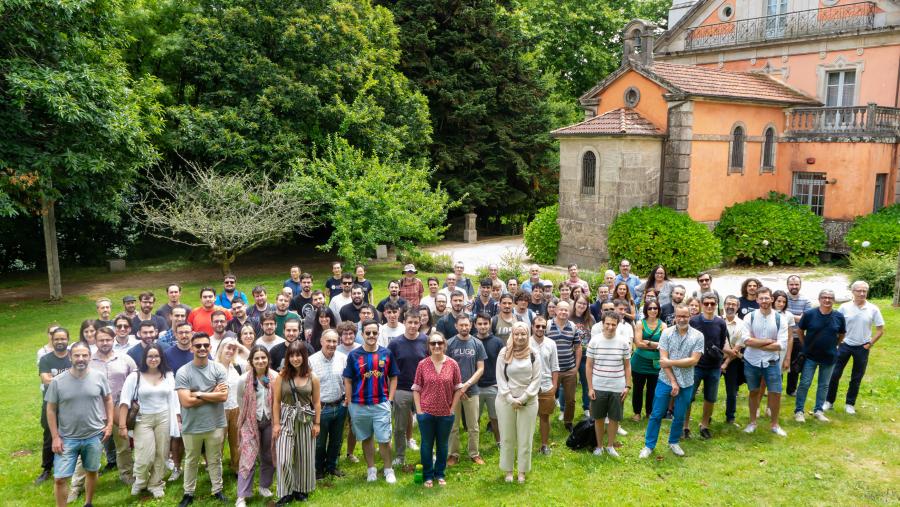O equipo do IGFAE nunha imaxe recente