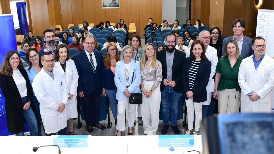 Este luns tivo lugar no CHUS a reunión de inicio con todos os socios participantes. Foto: Santi Alvite