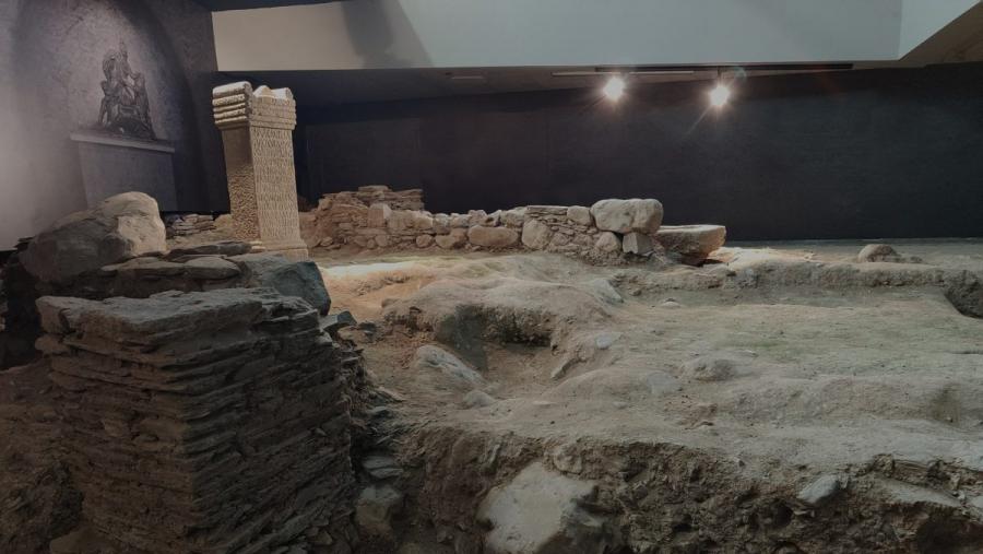 Detalle do Museo Universitario A Domus do Mitreo. FOTO: https://adomusdomitreo.com/