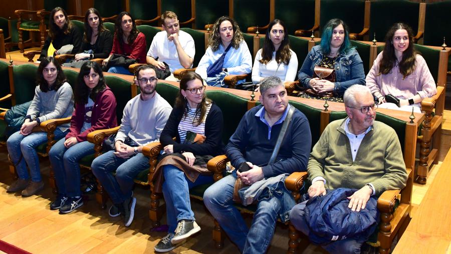 O encontro inaugurouse no Salón Nobre de Fonseca. Foto: Santi Alvite