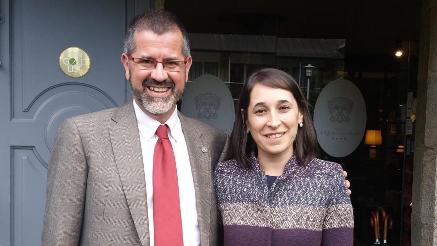 Juan Manuel Garrido e Dafne Crutchik. Foto: RAGC