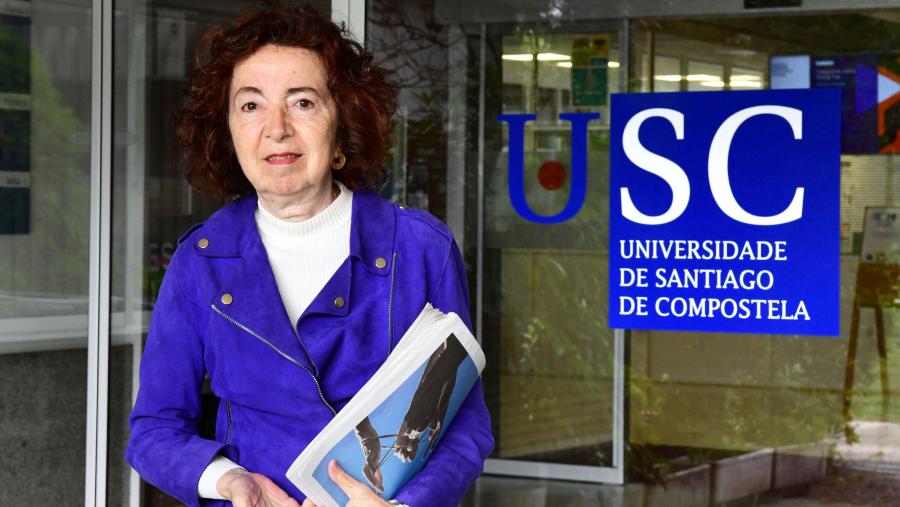 Marilar Aleixandre é dende 2017 profesora ad Honorem da Facultade de Ciencias da Educación da USC. Foto: Santi Alvite