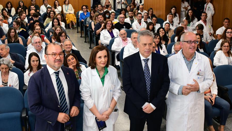 De esquerda a dereita, Antonio López, Luz Couce, Antonio Gómez e Ángel Facio. Foto: Santi Alvite