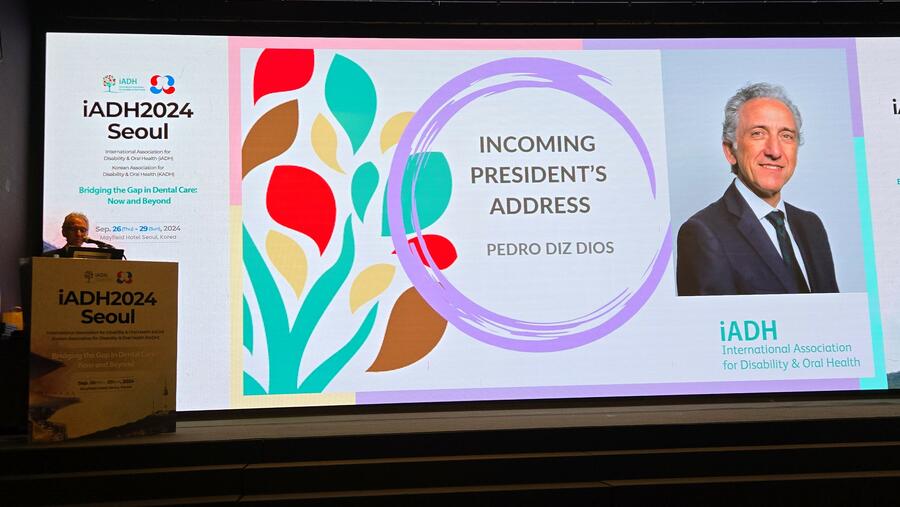 O nomeamento de Pedro Diz realizouse no 27 Congreso da iADH, que se desenvolveu en Seúl