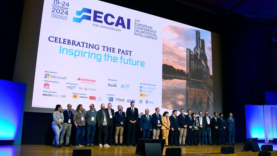 Un momento da inauguración de ECAI 2024. FOTO: Santi Alvite