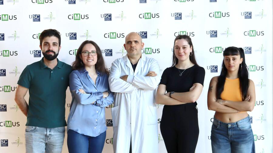 O equipo do CiMUS autor da investigación. Foto: CiMUS