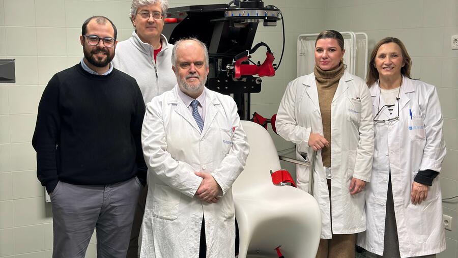 Foto de grupo do equipo que traballa no proxecto