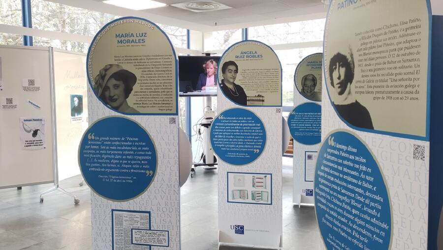 A mostra poderá visitarse ata o vindeiro 21 de abril na biblioteca Concepción Arenal