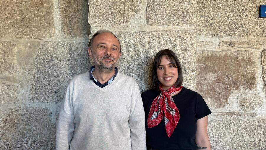 Alberto Ruano e Cristina Candal