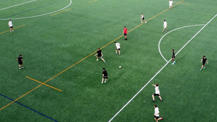 Imaxe de arquivo dun partido no Campo universitario de fútbol