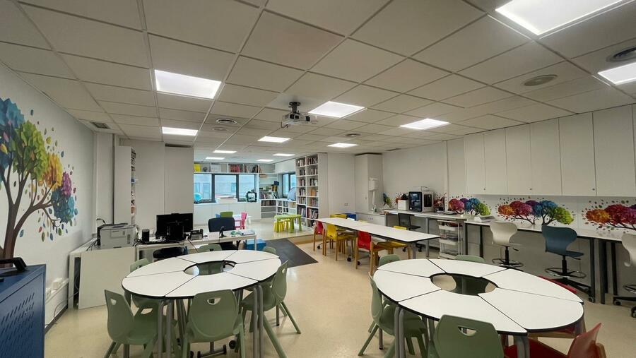 Instalacións da Aula Hospitalaria do CHUS. Foto: CHUS