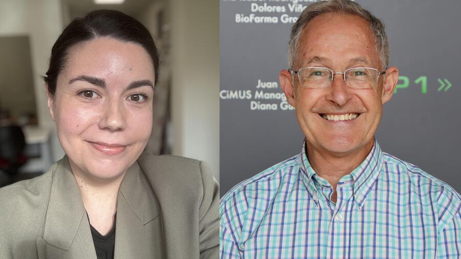  Cristina Rodríguez Fontenla e Ángel Carracedo representan a USC no estudo 