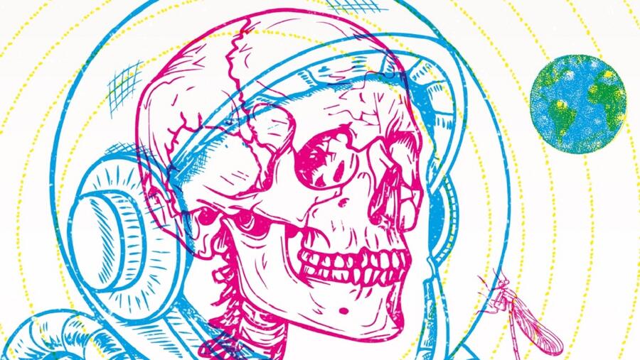 Detalle do cartel do X Pint of Science 