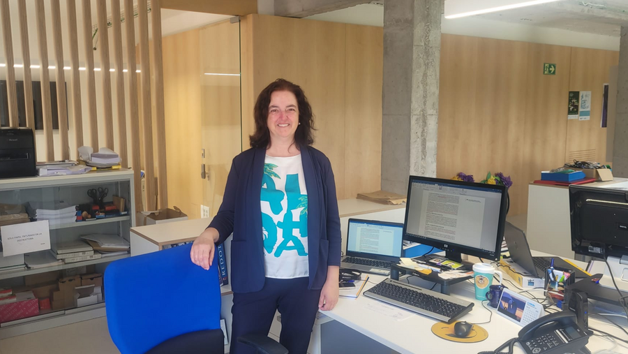 Susana Torrente no seu despacho