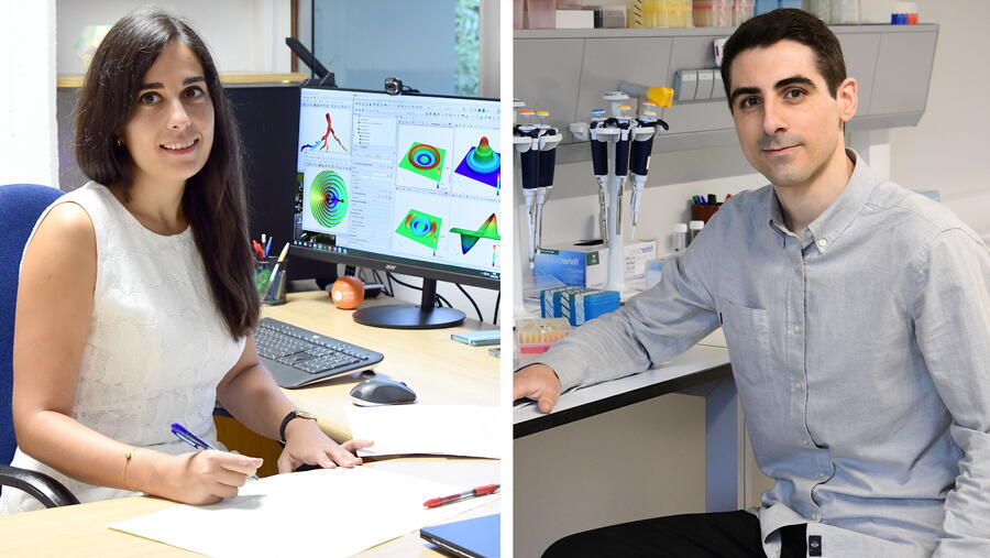 Saray Busto Ulloa e Ismael González García. FOTO: Santi Alvite