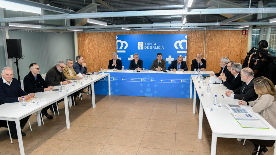 A comisión de seguimento do acordo constituíuse este martes. Foto: Xunta de Galicia