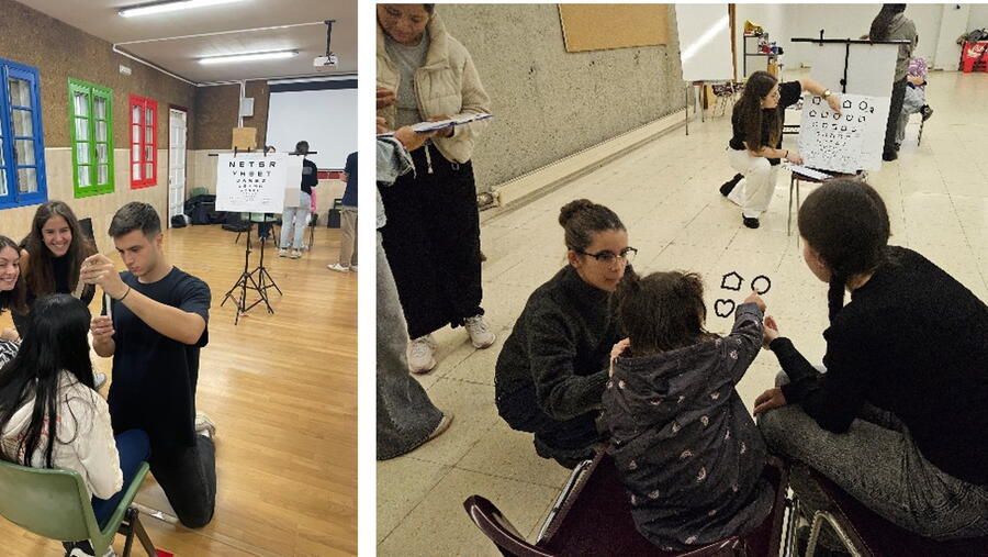 Cribaxe visual en nenos