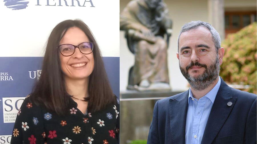 Diana Fernández e Víctor Arce