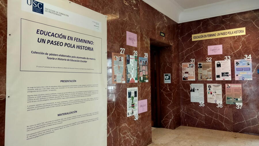 A exposición pode visitarse no vestíbulo do centro ata o día 23