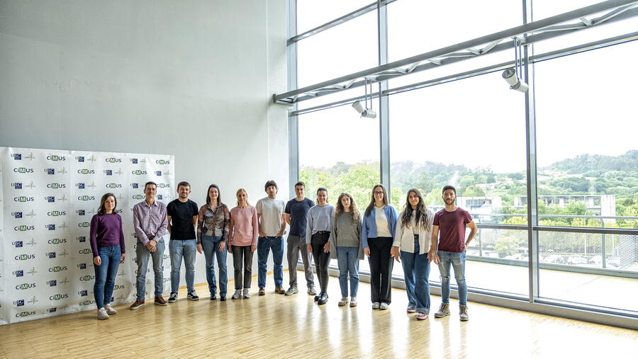 Foto do grupo do CiMUS que lidera o estudo