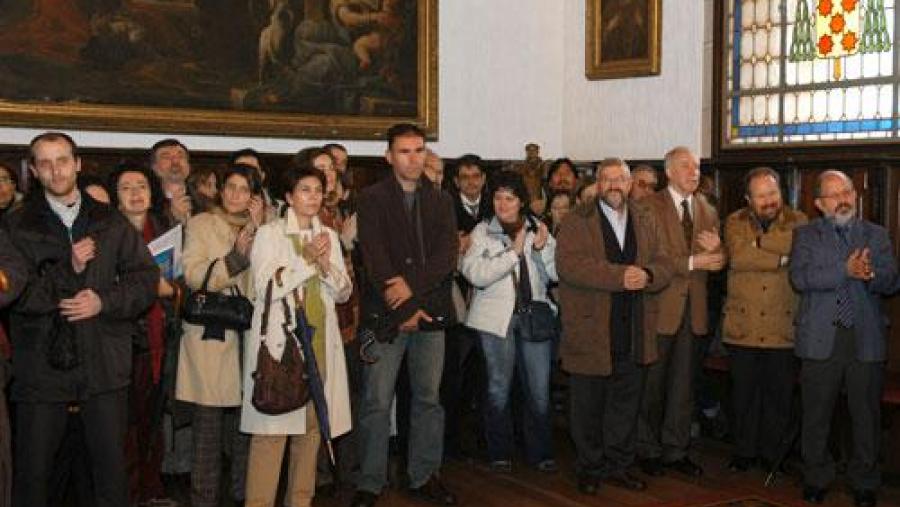 Público asistente ao acto de toma de posesión do decano de Ciencias da Educación