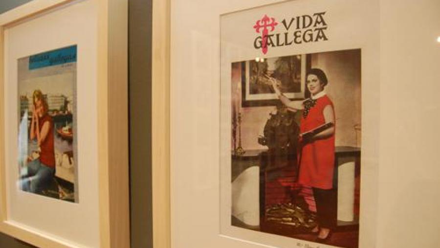 Portada da revista 'Vida gallega' na mostra 'Fotografía, edición e artes gráficas. Galicia, 1900-1978'