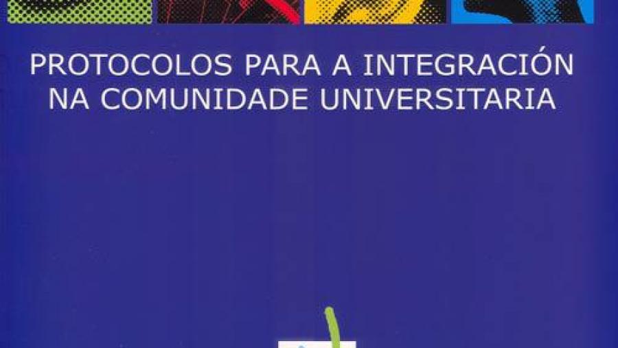 Portada da publicación 'Protocolos para a integración na comunidade universitaria'