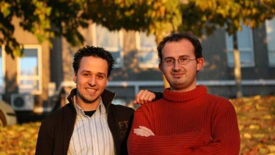 De esquerda a dereita, José María Mesías e Pablo Montero