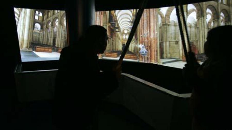 Detalle do funcionamento do simulador elaborado por investigadores da USC