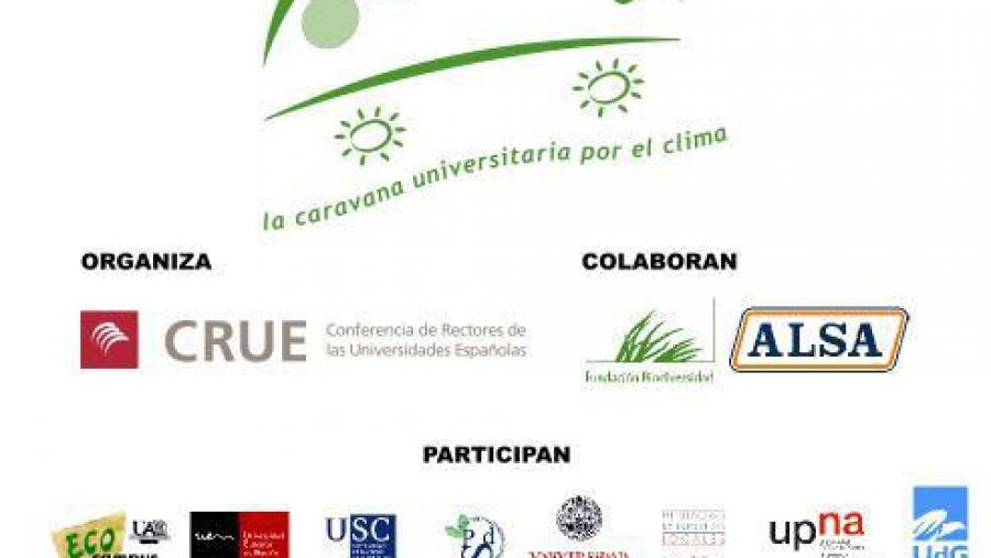 Cartel da  Caravana Universitaria polo Clima