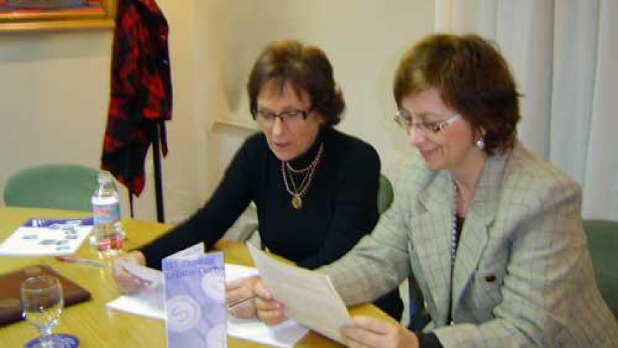 Blanca Ana Roig e Mª Carmen Pardiñas, membros do xurado