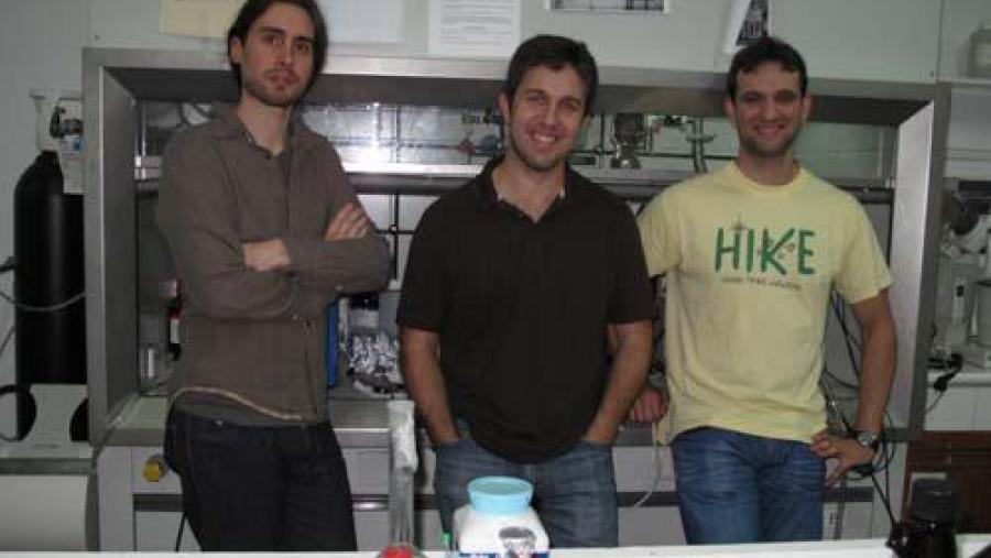 De esquerda á dereita: Camilo Gonzalez Quintela, Francisco Rivadulla e Manuel Bañobre