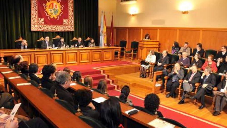 Ao acto en Fonseca acudiron estudantes, docentes e traballadores do centro