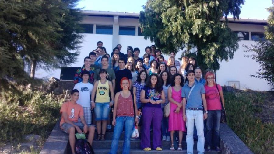 O grupo e os tutores en Braga