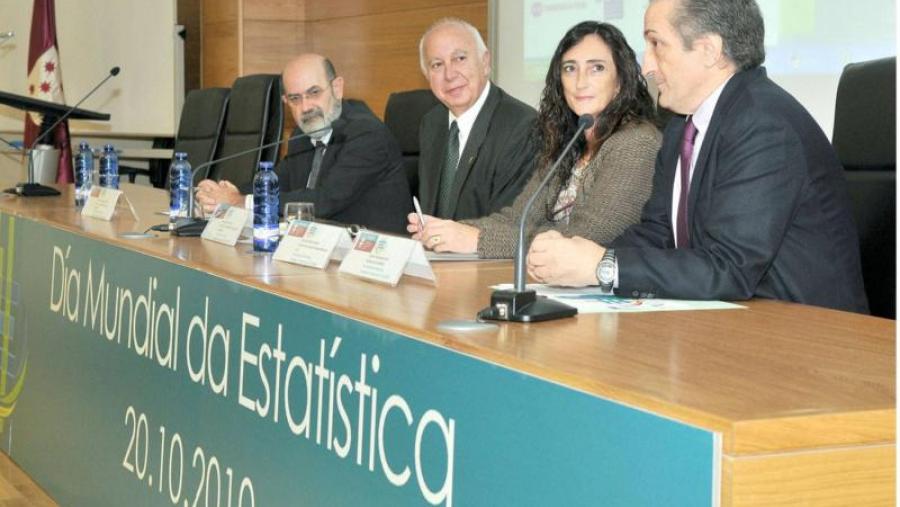 De esquerda a dereita, José Antonio Campo, Juan Casares, Mª Victoria Otero e Antonio Vaamonde