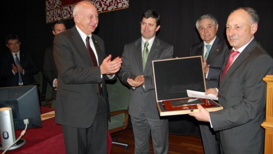 De esquerda a dereita, Juan Casares, Samuel Juárez, Álvaro Rodríguez e César Dorado