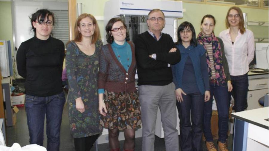 O equipo de investigación está coordinado pola profesora Julia González Álvarez -segunda pola esquerda-
