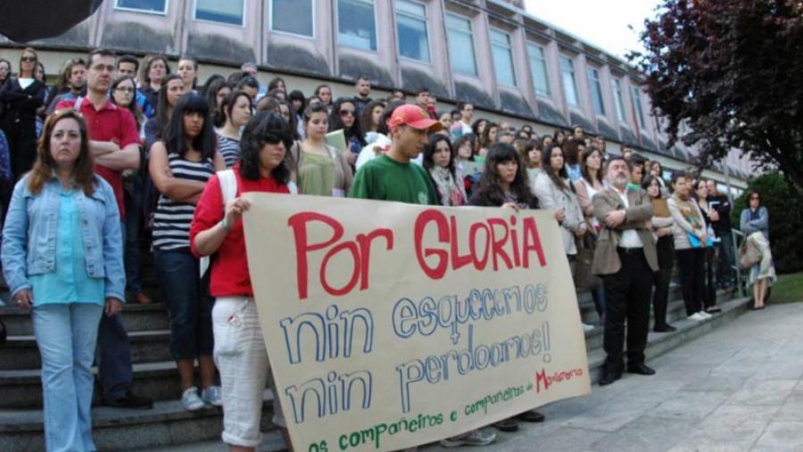 Berro de silencio contra a violencia de xénero