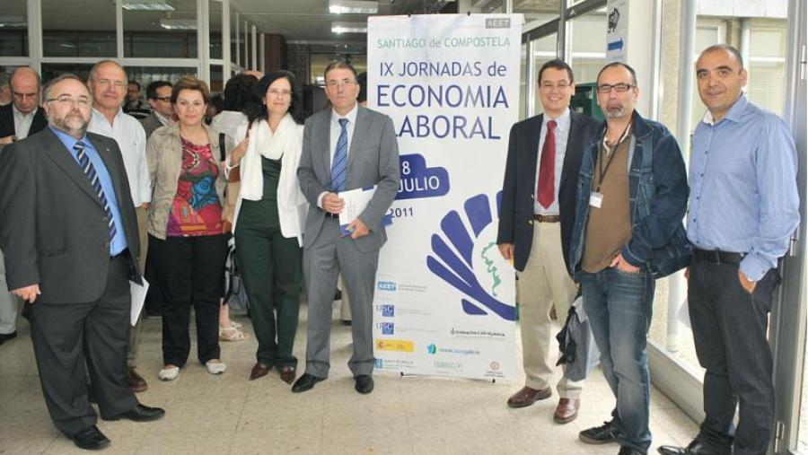 Autoridades e membros do comité organizador no Congreso