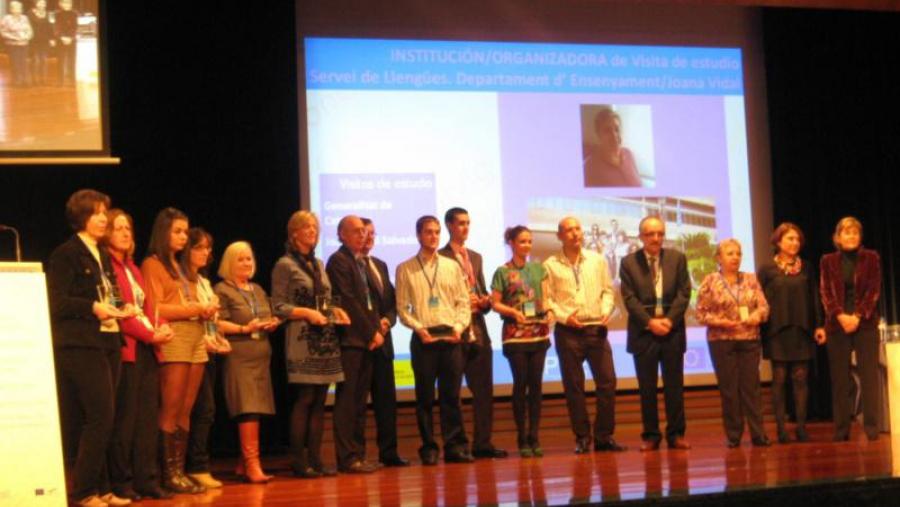 O coodinador da Aula de Produtos Lacteos, Juan Méndez, recolleu o galardón nun acto celebrado en Madrid