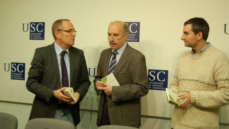 De esquerda a dereita, Juan Blanco, José A. Docobo e Iván Fernández